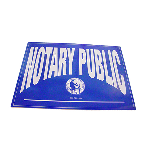 Indiana Notary Public Decals